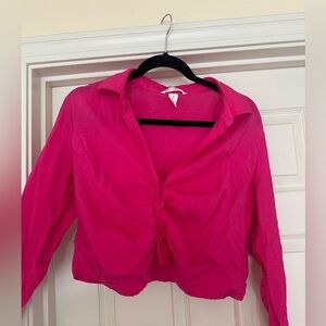 H&M Long Sleeve Crop Top